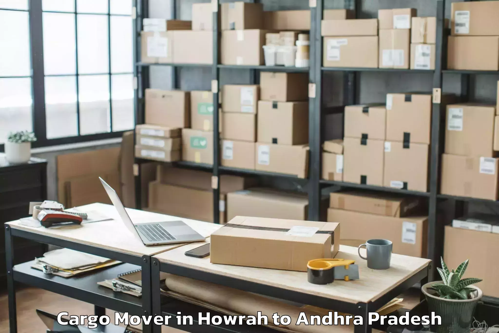 Expert Howrah to Kanuru Cargo Mover